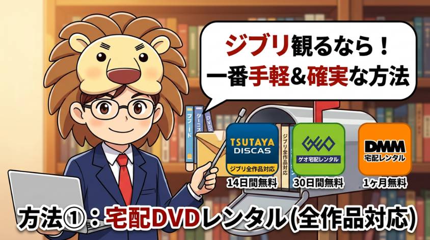 ジブリ　宅配DVD