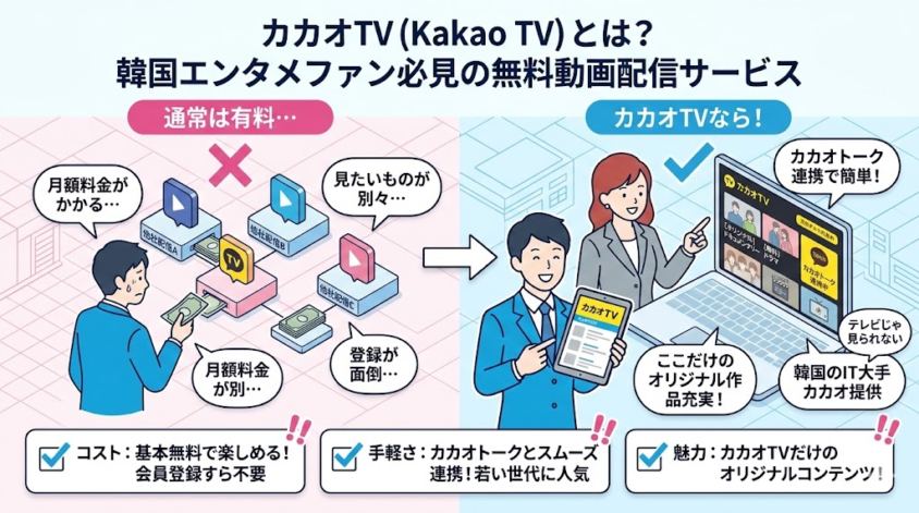 カカオTV 日本から見る